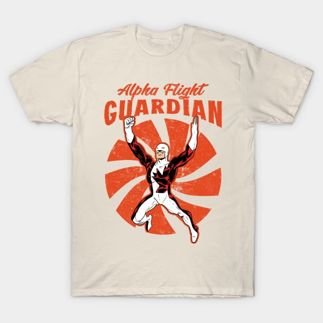 Retro Alpha flight Guardian T-Shirt by OniSide